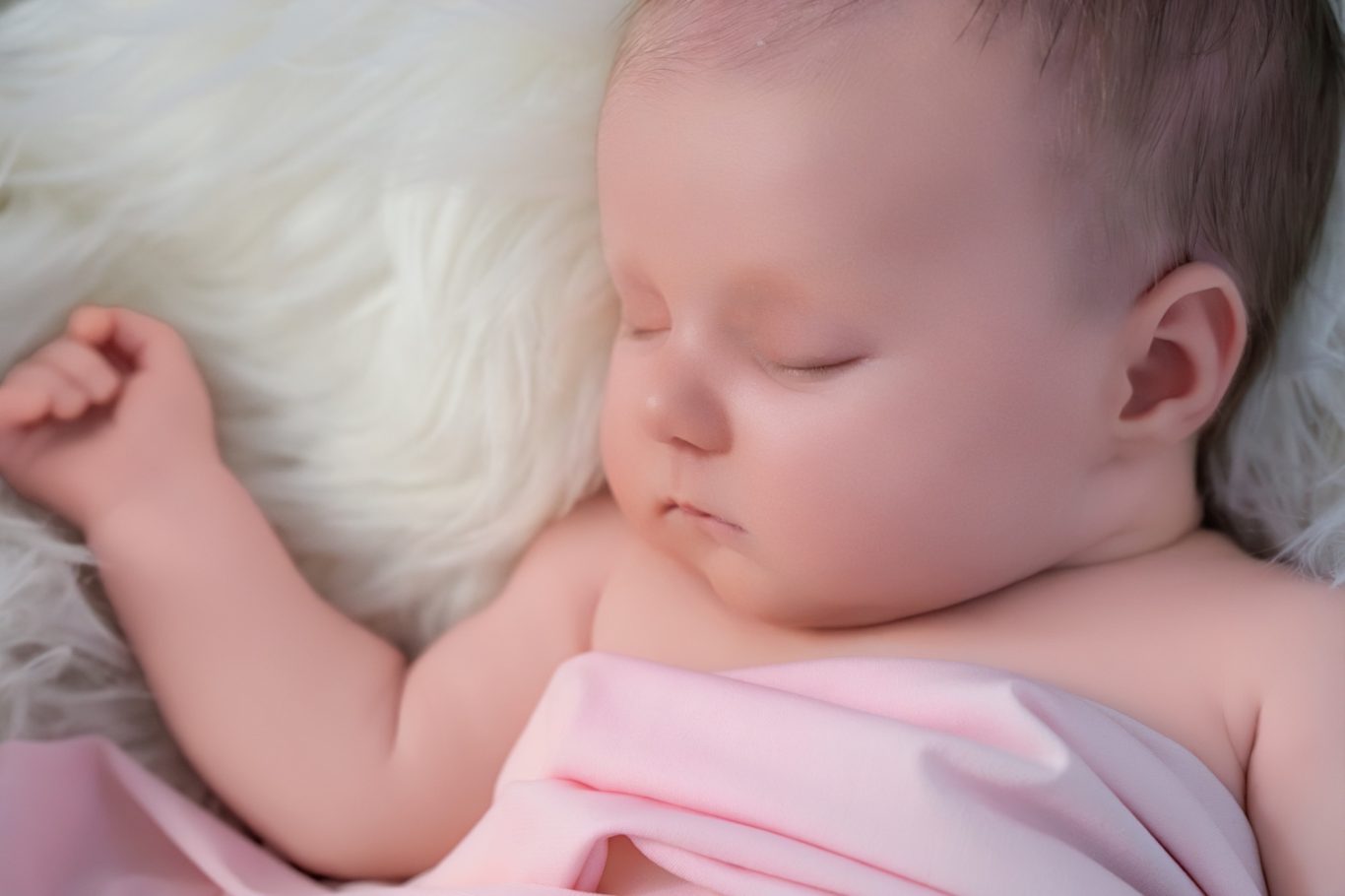 Neugeborenes in Bettchen Detail Fotografie Allgäu, Caro's Fotostüble Allgäu